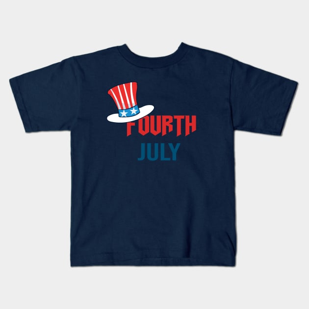 4th of July - Independence Day Kids T-Shirt by Success shopping